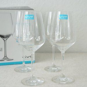 Set of 4 Villeroy & Boch Vivo Voice Basic Red Wine Glasses